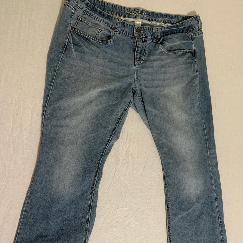 Maurices sz 22 reg blue jeans